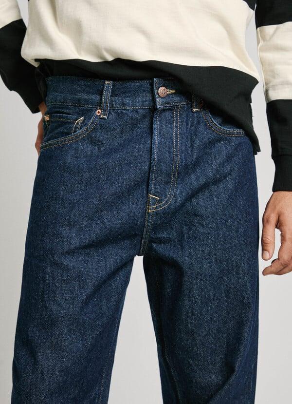 Pepe Jeans Jeans Fit Loose Y Tiro Caído - Raw