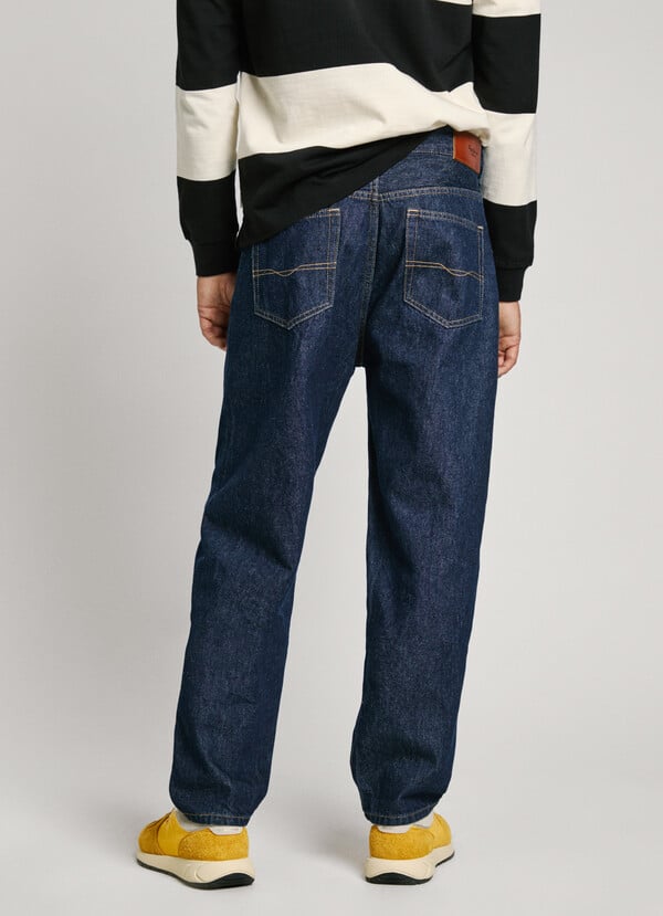 Pepe Jeans Jeans Fit Loose Y Tiro Caído - Raw