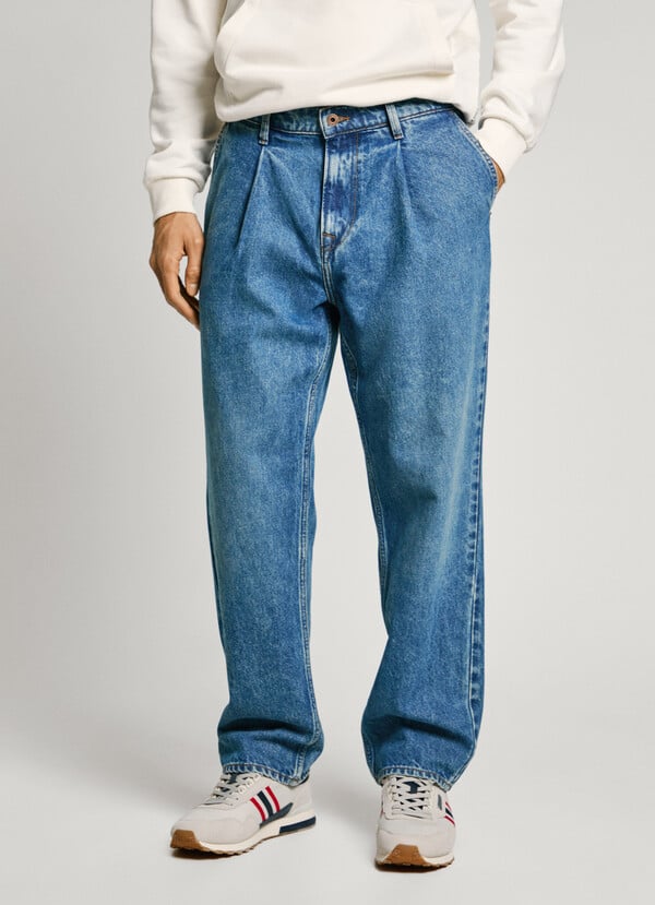 Pepe Jeans Jeans Fit Loose Y Tiro Caído - Yale