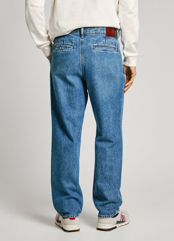 Pepe Jeans Jeans Fit Loose Y Tiro Caído - Yale