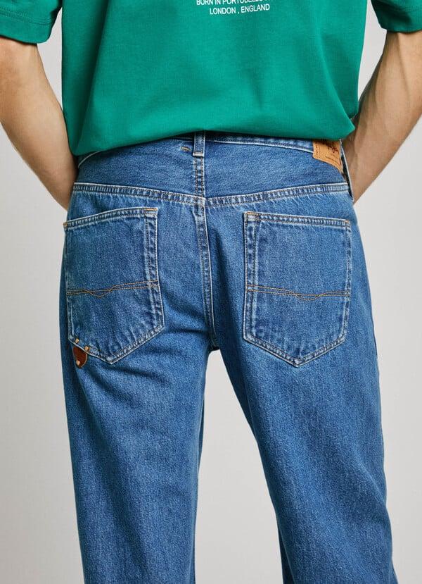 Pepe Jeans Jeans Fit Loose Y Tiro Regular - Reverse