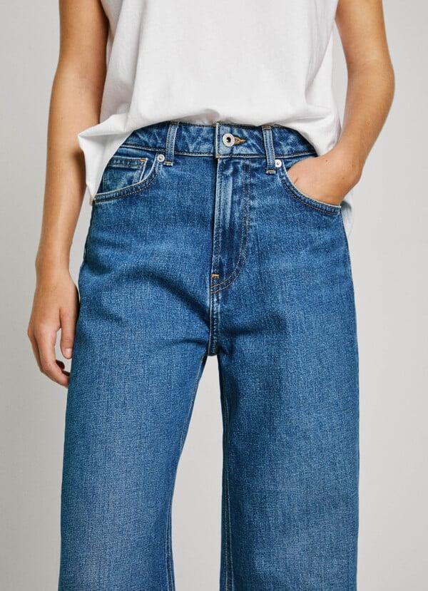 Pepe Jeans Jeans Fit Recto Y Tiro Alto - Lexa