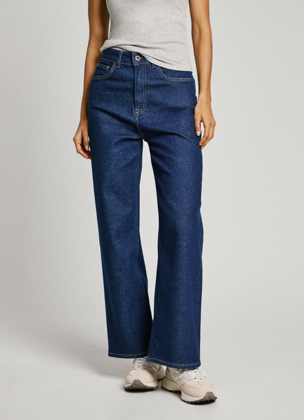 Pepe Jeans Jeans Fit Recto Y Tiro Alto - Lexa
