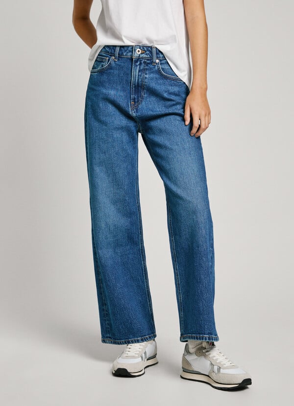 Pepe Jeans Jeans Fit Recto Y Tiro Alto - Lexa