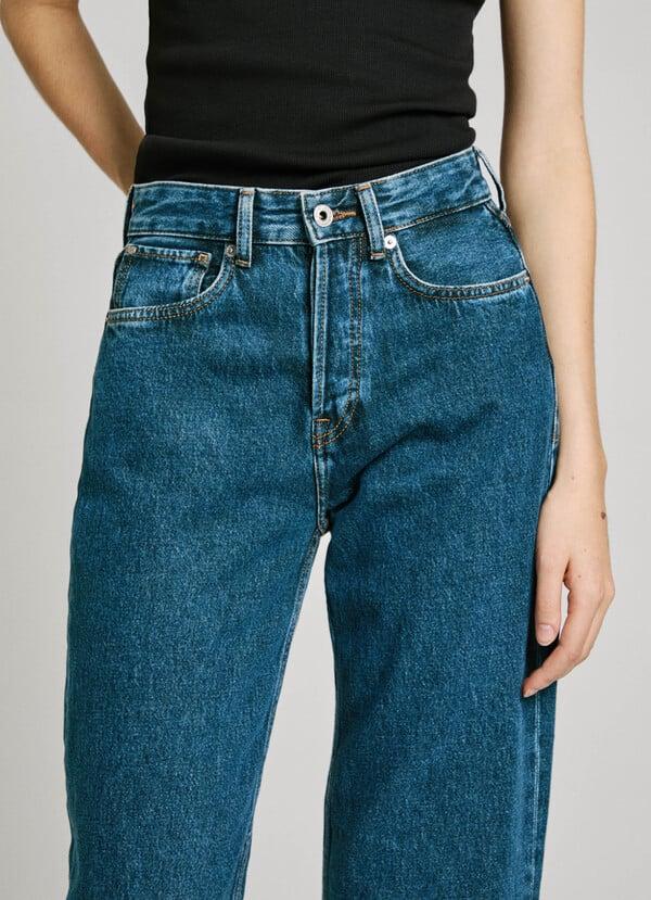 Pepe Jeans Jeans Fit Recto Y Tiro Alto - Robyn