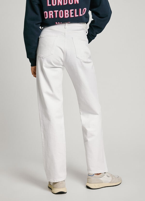 Pepe Jeans Jeans Fit Recto Y Tiro Alto - Robyn