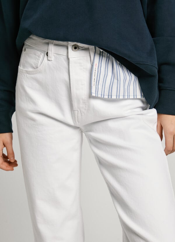 Pepe Jeans Jeans Fit Recto Y Tiro Alto - Robyn