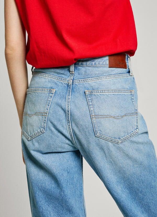 Pepe Jeans Jeans Fit Recto Y Tiro Alto - Robyn