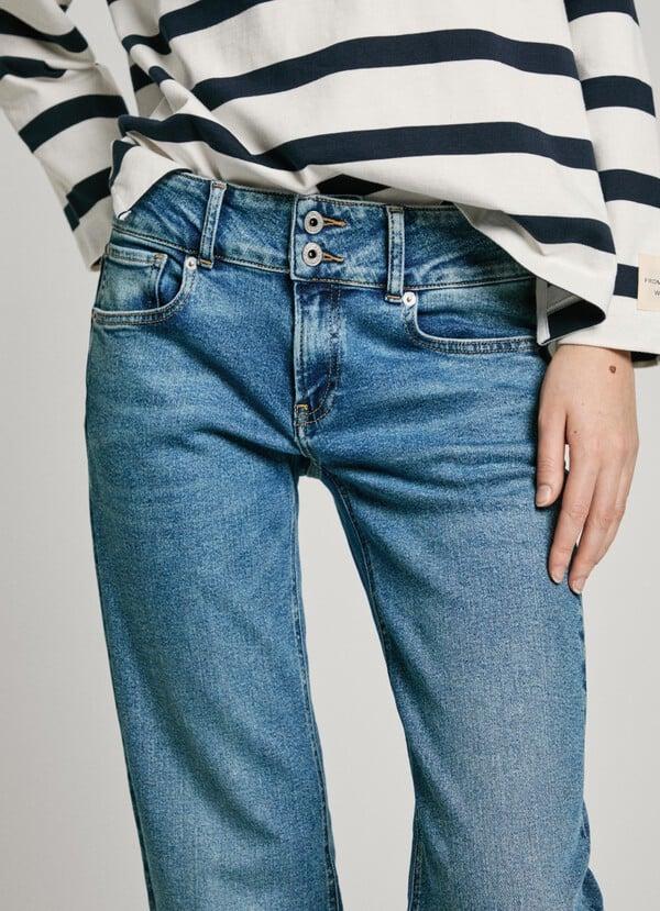 Pepe Jeans Jeans Fit Recto Y Tiro Bajo - Venus
