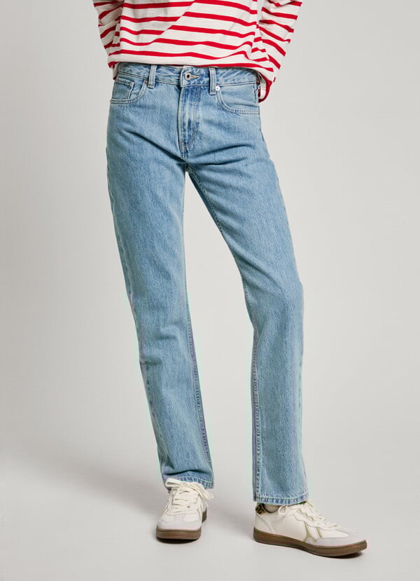 Pepe Jeans Jeans Fit Recto Y Tiro Medio - Mary