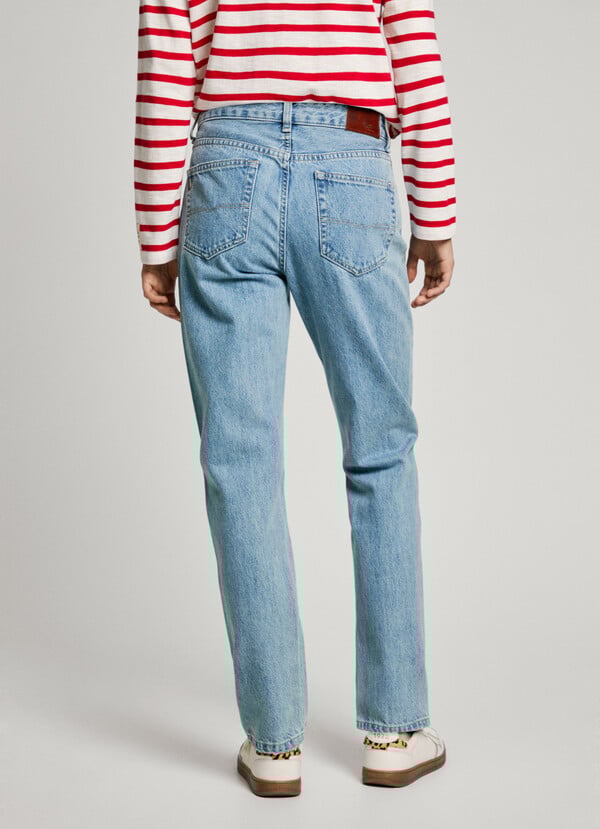 Pepe Jeans Jeans Fit Recto Y Tiro Medio - Mary