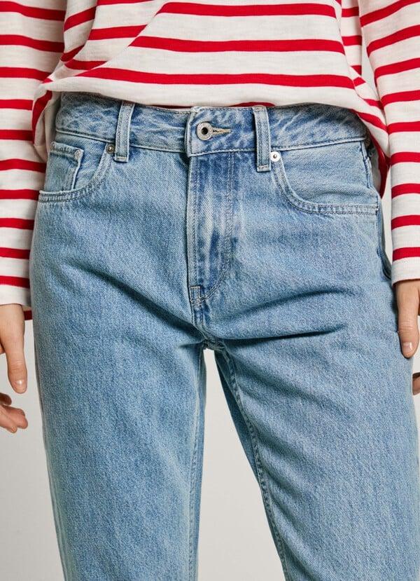 Pepe Jeans Jeans Fit Recto Y Tiro Medio - Mary