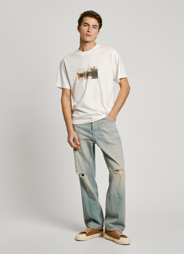 Pepe Jeans jeans fit recto y tiro regular - 73tint