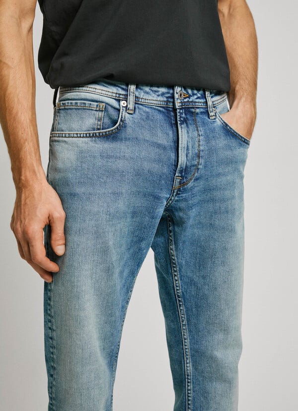 Pepe Jeans Jeans Fit Recto Y Tiro Regular - Cash