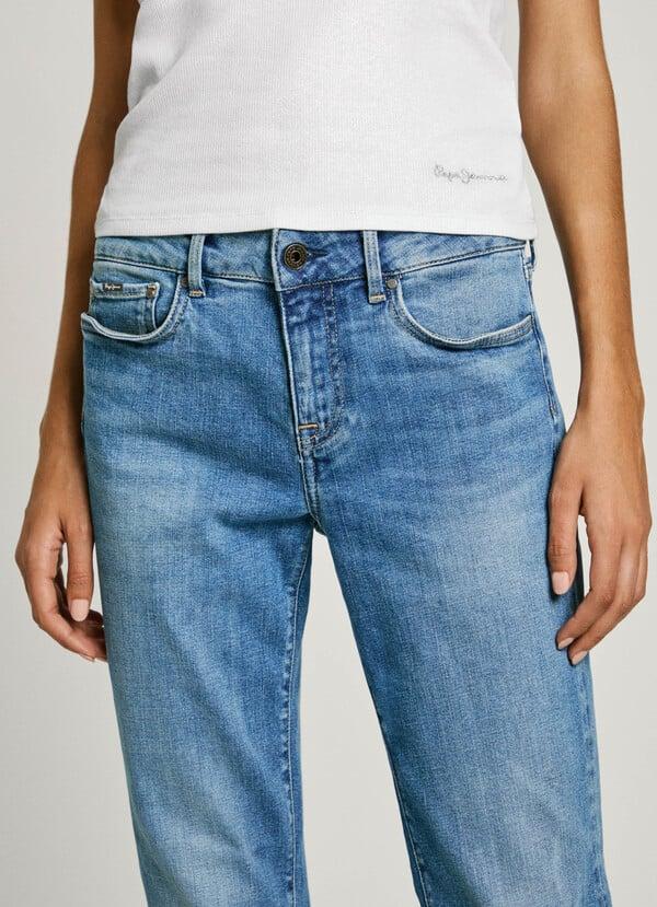 Pepe Jeans Jeans Fit Regular Y Tiro Medio - Jolie