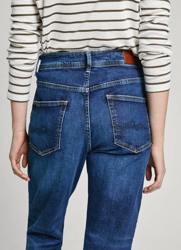 Pepe Jeans Jeans Fit Relaxed Y Tiro Alto - Violet
