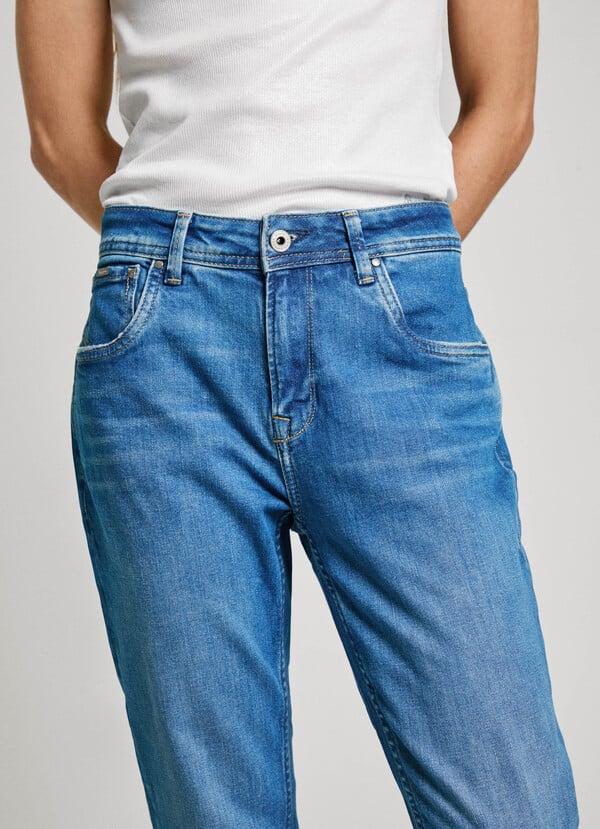 Pepe Jeans Jeans Fit Relaxed Y Tiro Alto - Violet