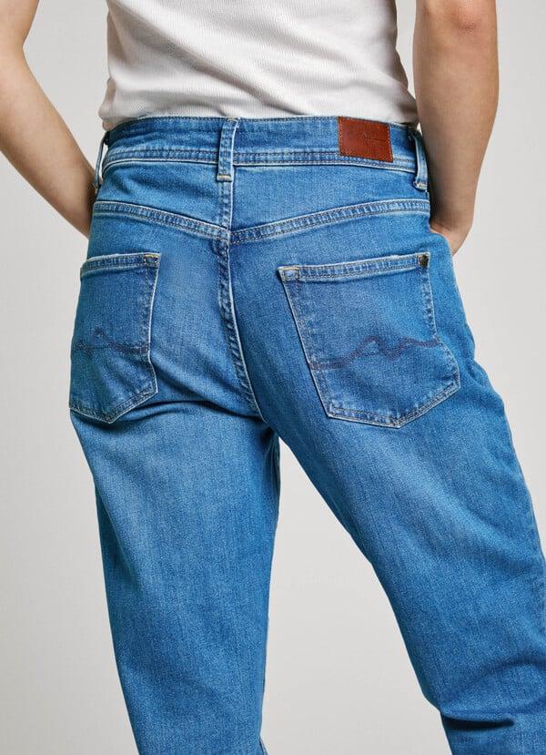 Pepe Jeans Jeans Fit Relaxed Y Tiro Alto - Violet