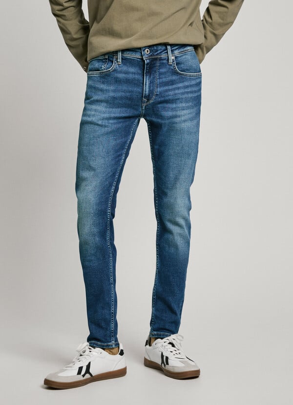 Pepe Jeans Jeans Fit Skinny Y Tiro Bajo - Finsbury