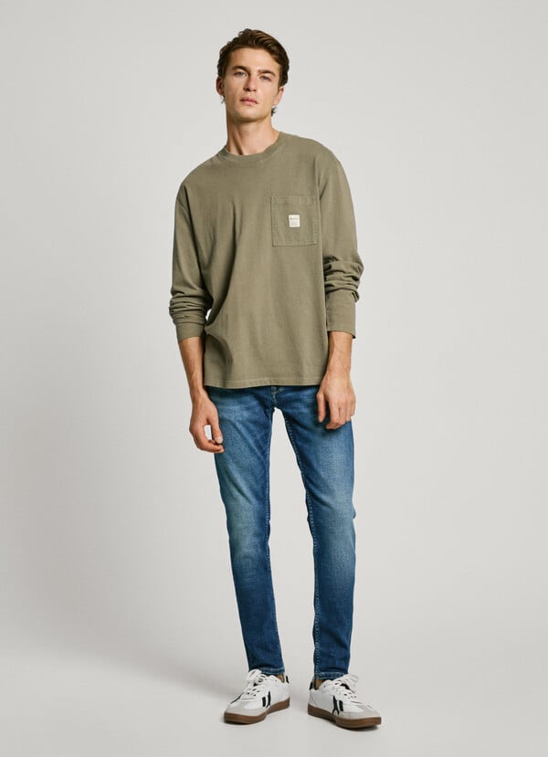 Pepe Jeans jeans fit skinny y tiro bajo - finsbury