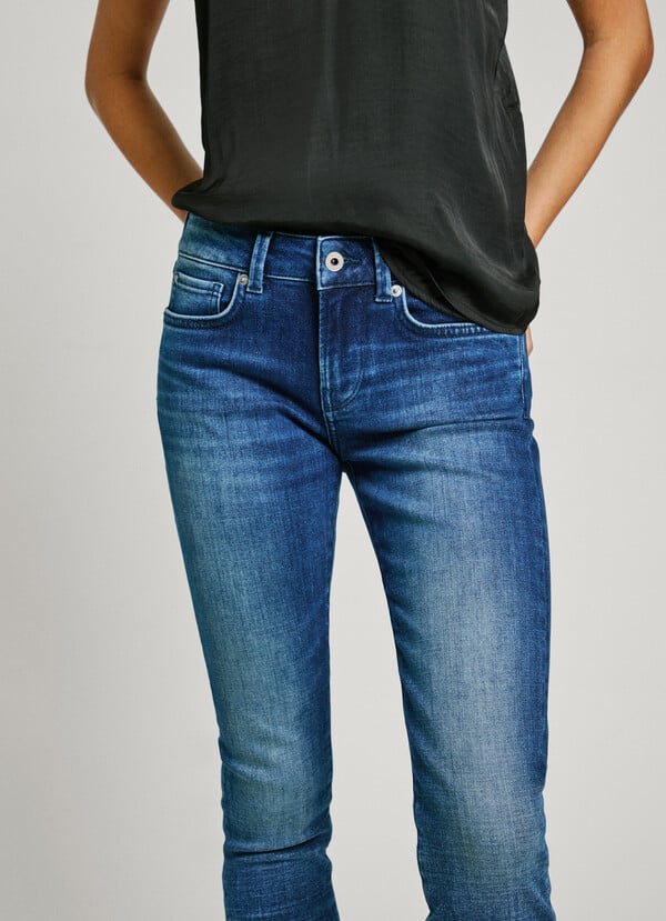 Pepe Jeans Jeans Fit Skinny Y Tiro Bajo - Soho