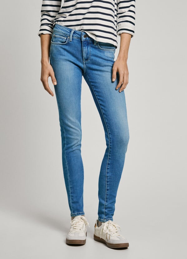 Pepe Jeans Jeans Fit Skinny Y Tiro Bajo - Soho