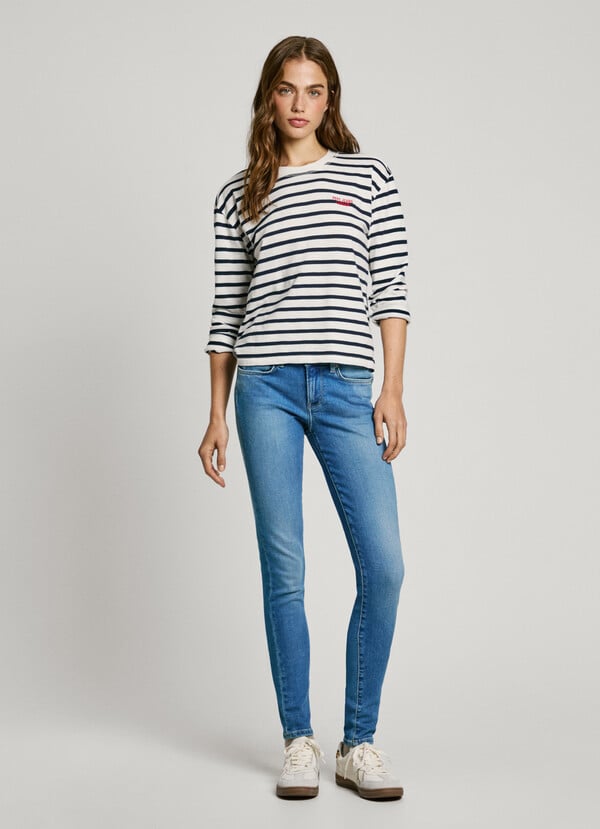 Pepe Jeans jeans fit skinny y tiro bajo - soho