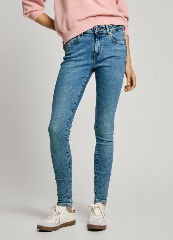 Pepe Jeans Jeans Fit Skinny Y Tiro Medio - Regent