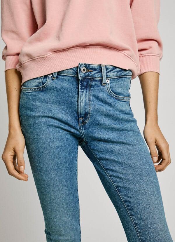 Pepe Jeans Jeans Fit Skinny Y Tiro Medio - Regent