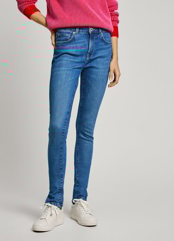 Pepe Jeans Jeans Fit Skinny Y Tiro Medio - Regent