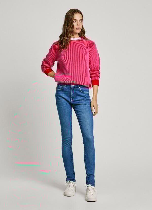 Pepe Jeans jeans fit skinny y tiro medio - regent