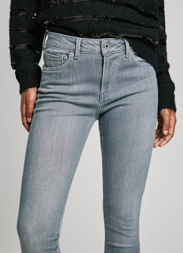 Pepe Jeans Jeans Fit Skinny Y Tiro Medio - Regent
