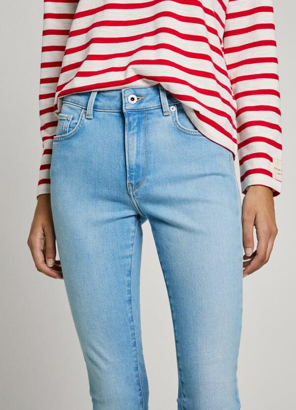 Pepe Jeans Jeans Fit Skinny Y Tiro Medio - Regent