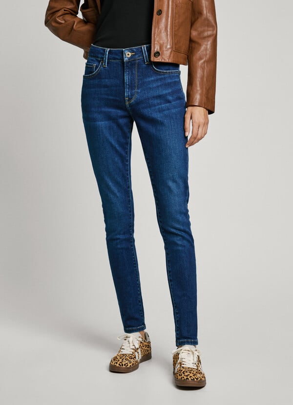 Pepe Jeans Jeans Fit Skinny Y Tiro Medio - Regent