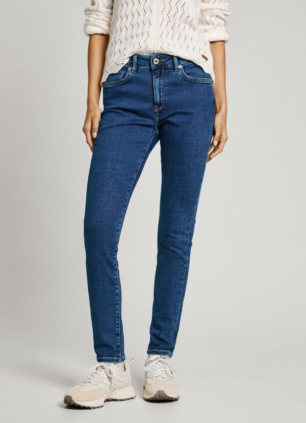 Pepe Jeans Jeans Fit Skinny Y Tiro Medio - Regent