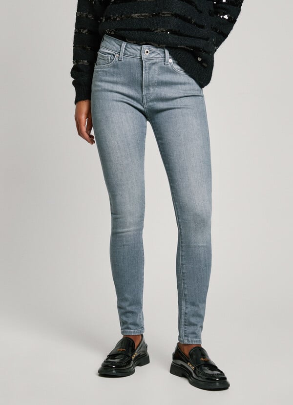 Pepe Jeans Jeans Fit Skinny Y Tiro Medio - Regent