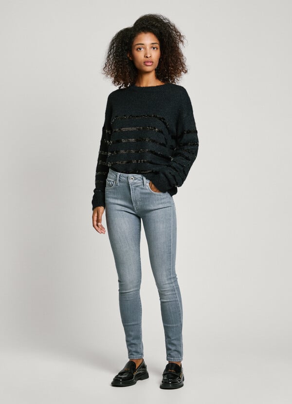 Pepe Jeans jeans fit skinny y tiro medio - regent