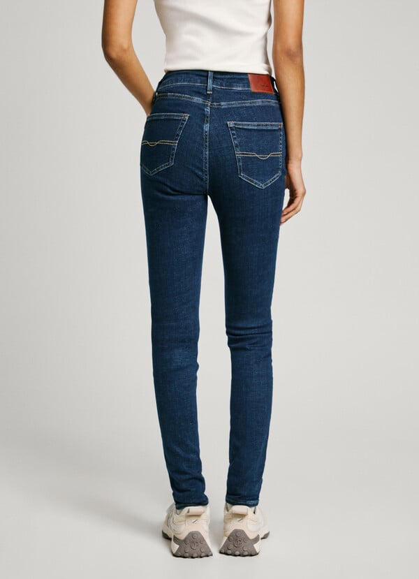 Pepe Jeans Jeans Fit Skinny Y Tiro Medio - Regent