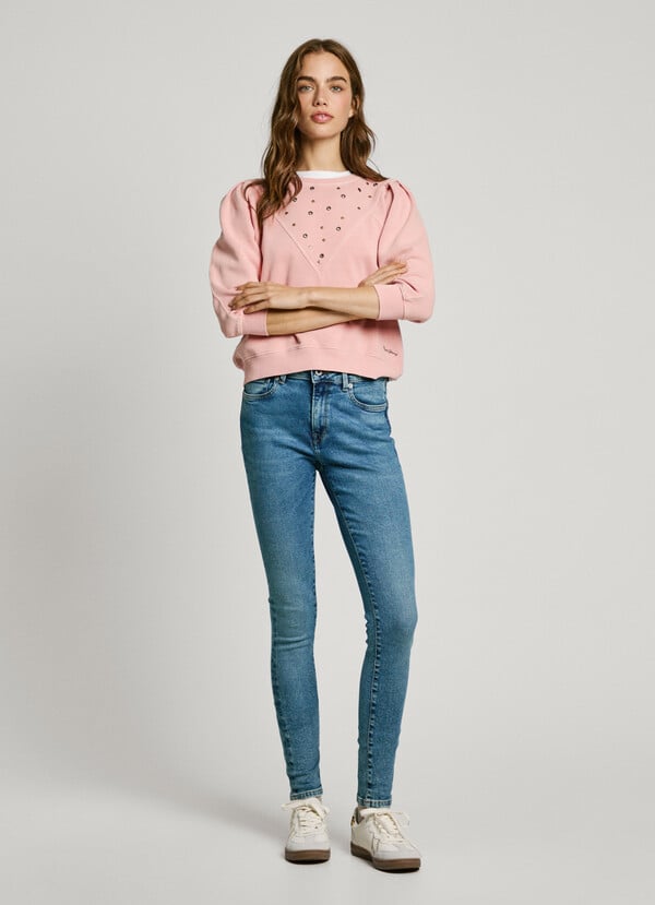 Pepe Jeans jeans fit skinny y tiro medio - regent