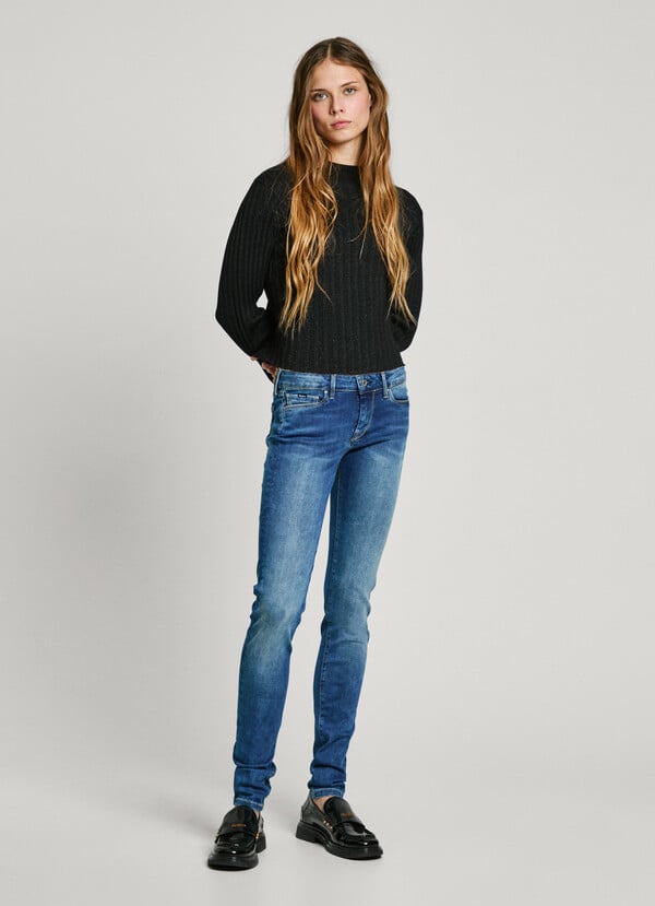 Pepe Jeans jeans fit skinny y tiro medio - soho