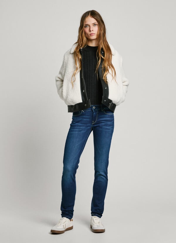 Pepe Jeans jeans fit skinny y tiro medio - soho