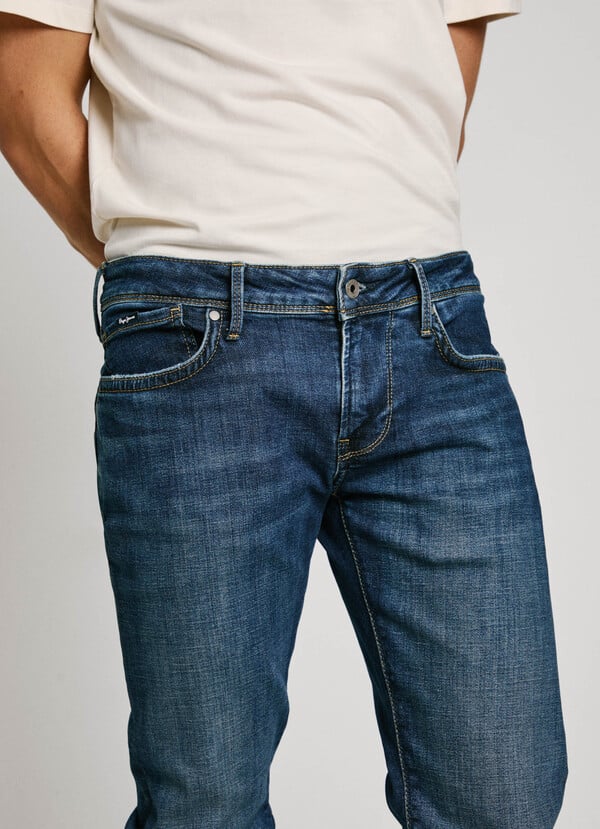 Pepe Jeans Jeans Fit Slim Y Tiro Bajo - Hatch