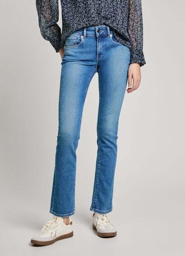 Pepe Jeans Jeans Fit Slim Y Tiro Bajo - New Brooke
