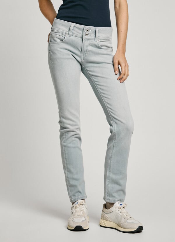 Pepe Jeans Jeans Fit Slim Y Tiro Bajo - Venus