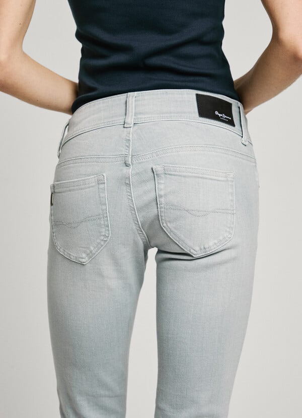 Pepe Jeans Jeans Fit Slim Y Tiro Bajo - Venus