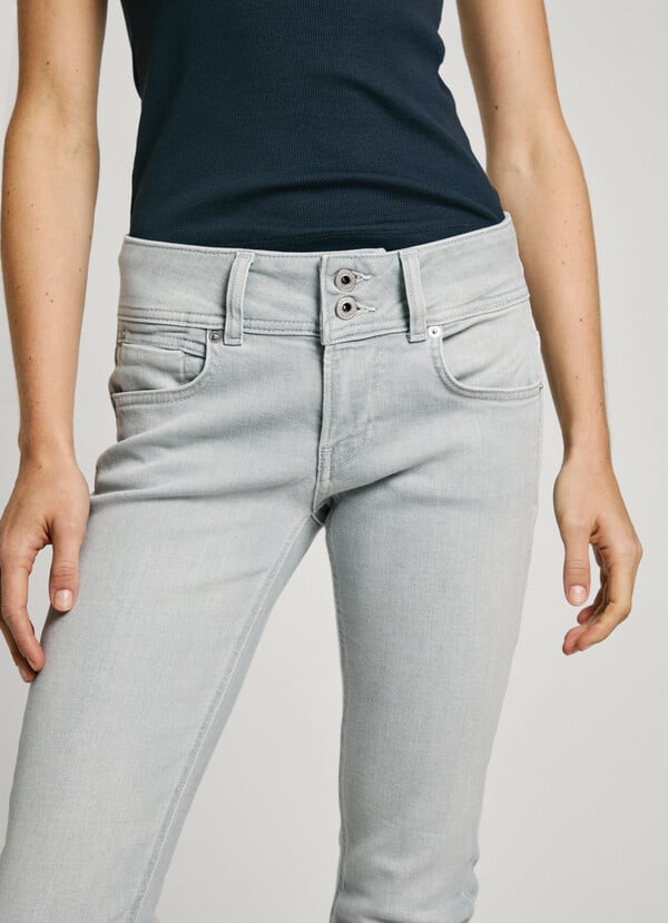 Pepe Jeans Jeans Fit Slim Y Tiro Bajo - Venus