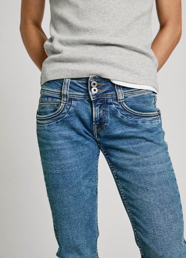 Pepe Jeans Jeans Fit Slim Y Tiro Medio - Gen