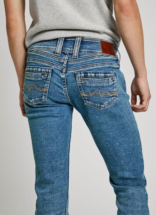 Pepe Jeans Jeans Fit Slim Y Tiro Medio - Gen