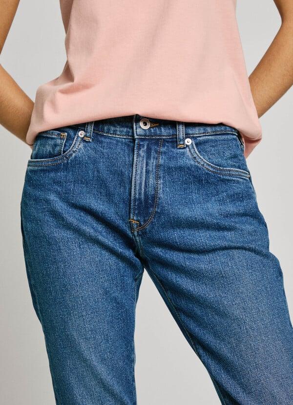 Pepe Jeans Jeans Fit Slim Y Tiro Medio - Grace
