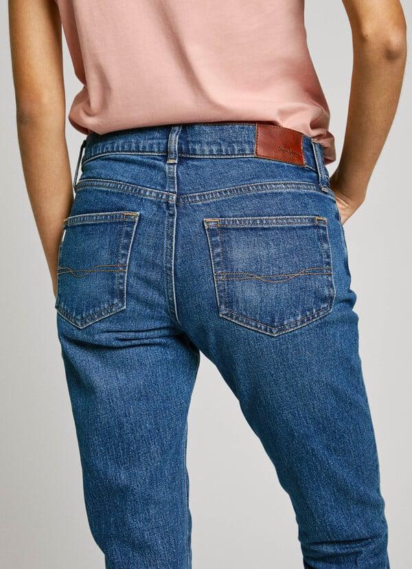 Pepe Jeans Jeans Fit Slim Y Tiro Medio - Grace
